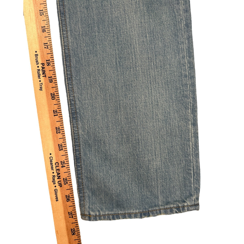 Tu Es Mon Tresor Emerald Jean Womens Size 25 High Rise Straight Boyfriend Fit - Picture 9 of 10